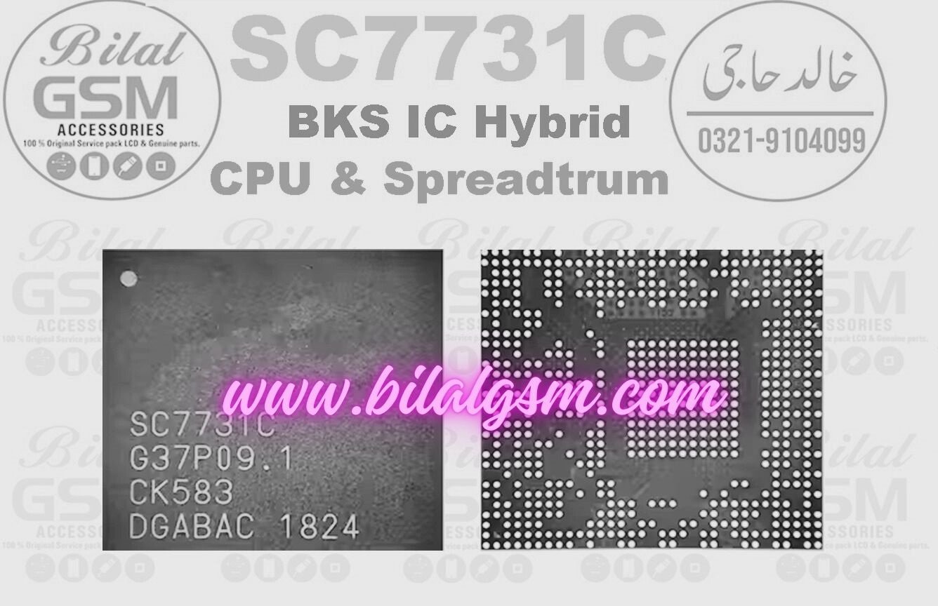 BKS IC Hybrid CPU &amp; Spreadtrum SC7731C - Advanced Mobile Processing Emmc &amp; RAM CHIP